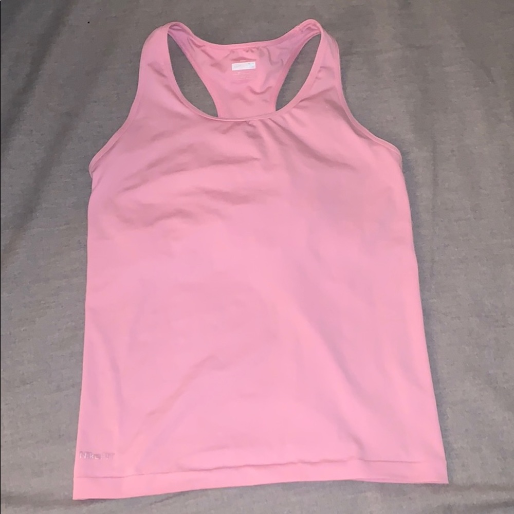 Nike dry fit racerback tank with built in bra